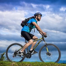 27.5 inch Outdoor Cycling Bike,21-Speed/High-Carbon Steel/Dual Full Suspension