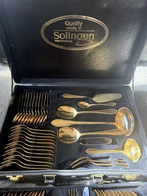 SBS-Bestecke Solingen 23/24 Gold Plated 70pc Flatwear/ Cutlery Set