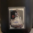 New Listing2025 1st Bowman Chrome Prospect Autograph Darryn Peterson Kansas