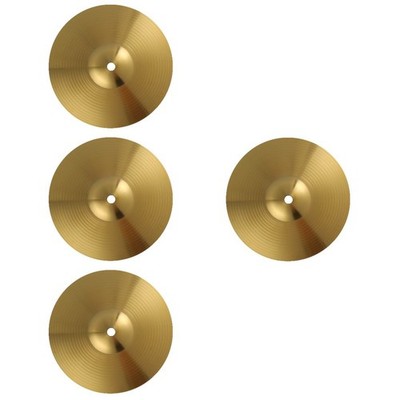 4 Pcs Schlagzeug Becken Messingbecken Für Trommel Trommelzubehör
