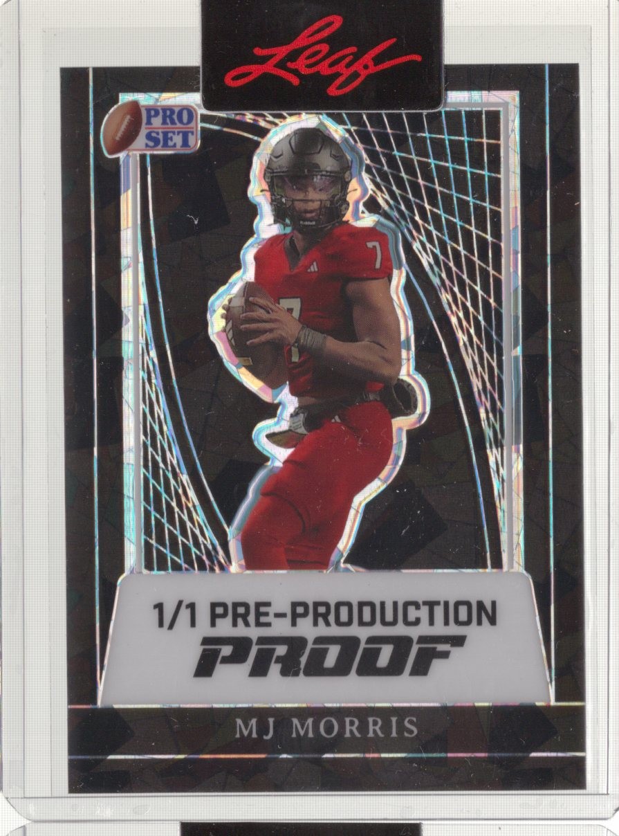 2024 Leaf Collective  MJ Morris Pro Set PRE PRODUCTION PROOF #'D 1/1 A558