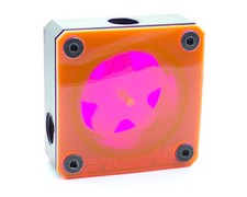 PrimoChill Vortex Black POM Visual Flow Indicator UV Pink FI-V-UPK