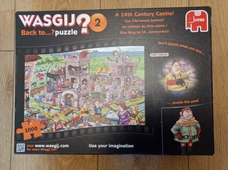 Wasgij Jigsaw 1000 Piece "A 14th CENTURY CASTLE!" Back To 2 Complete