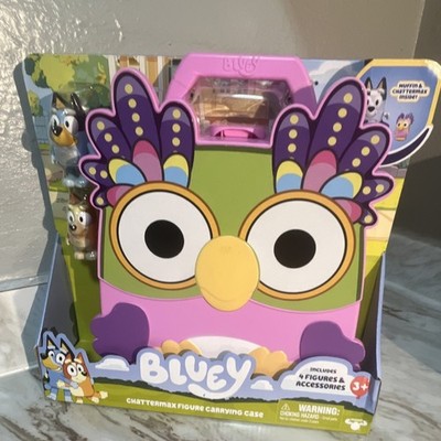 Bluey Chattermax Carry Case Playset with 4 Figures & Accessories