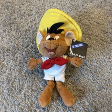 NEW Warner Bros. Store Speedy Gonzalez Looney Tunes Bean Bag Plush Vtg 1998