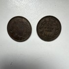 Portugal Bronze 20 Reis 1882 & 1891 (2 Coins) King Luís I Monarchy — photo 2