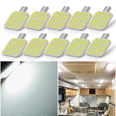 #ad 10PCS 921 Interior Light Bulbs for RV Super Bright 36 SMD 6000K White T10 92... $22.79