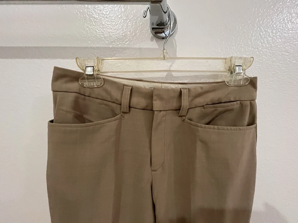 Pantalones elásticos Gap color beige talla 2 tobillo Foto 3 de 4