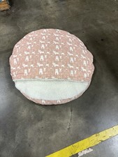 snoozer cozy cave dog bed Large 35 Blush Dog Print