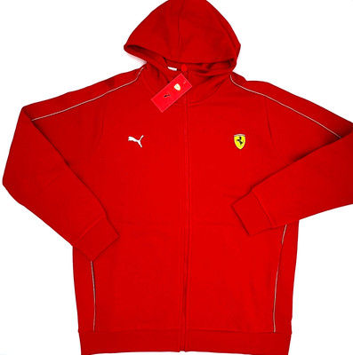 PUMA Ferrari Race HDD Sweat Jacket Jacke Kapuze Hoodie  623797 02 rot Größe L