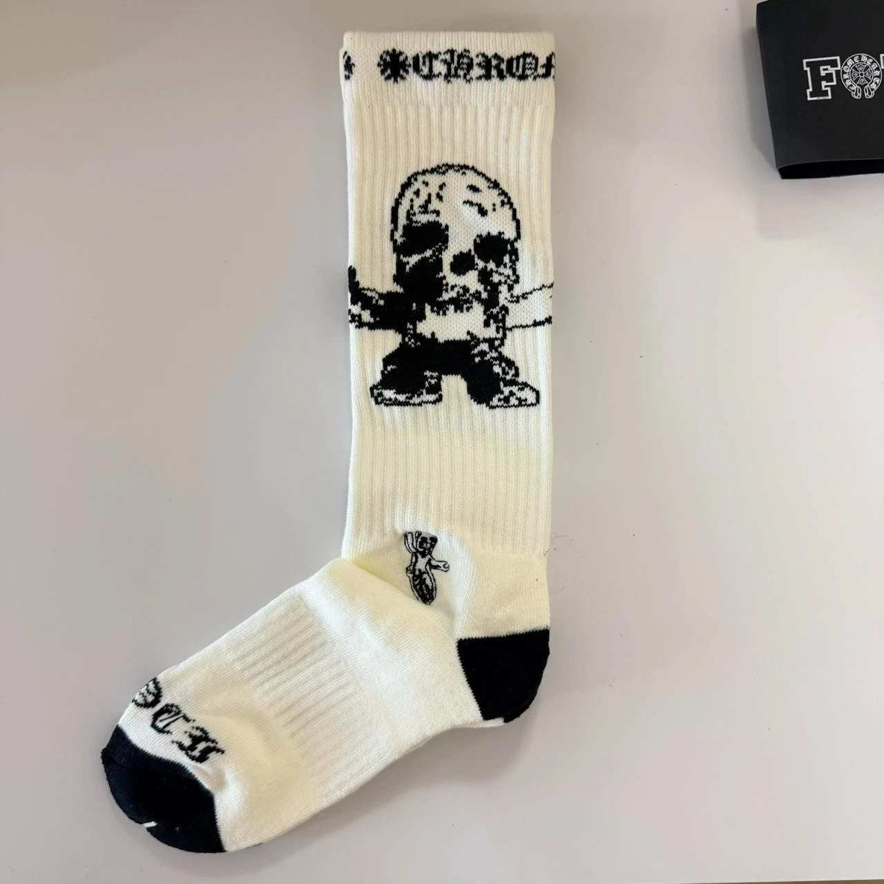 Chrome Hearts FOTI Socks - White/Orange