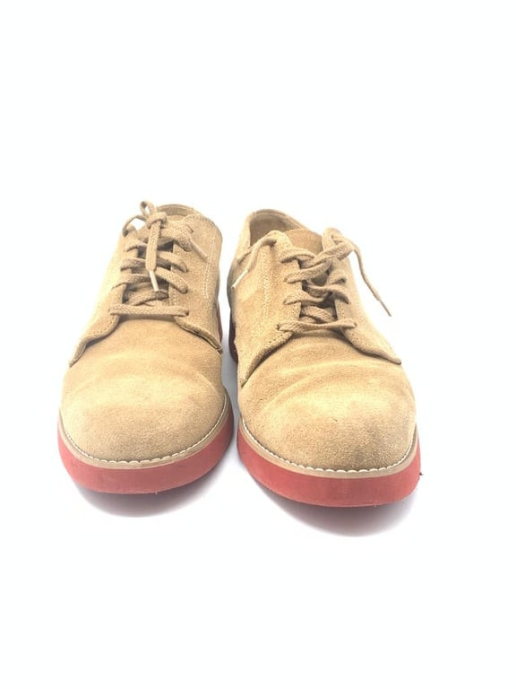 SAOLA Scarpe Oxford Oakwood scamosciate pelle cammello marrone uomo eleganti