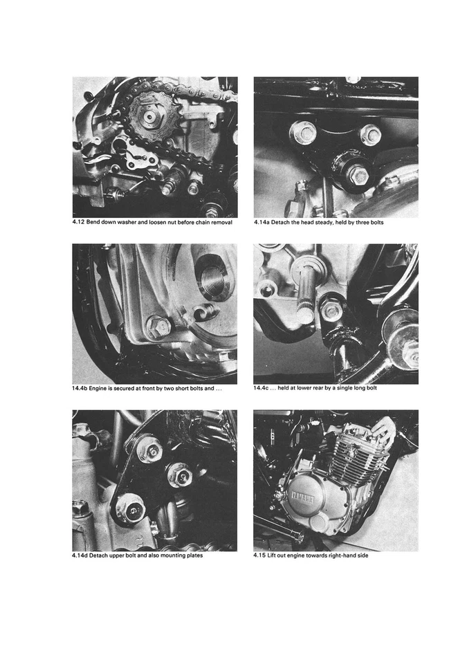 Yamaha XS250, 360 & 400 sohc Twins (1975-1984) Haynes Repair Manual - Image 4 of 4