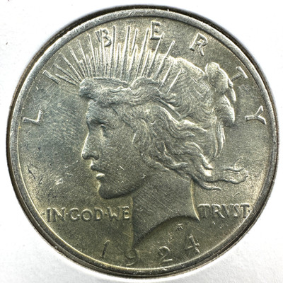 1924 $1 Silver Peace Dollar (90023)