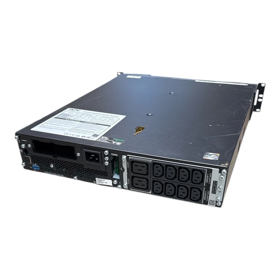 APC Smart-UPS RT 2200 SRT2200RMXLI (ohne Akku, Frontblende fehlt) - Bild 2 von 2