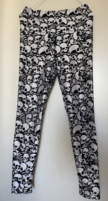 Medium Black Milk Skull  Leggings