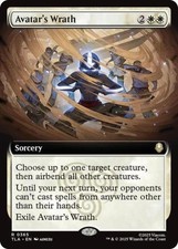 MTG English Avatar's Wrath (Extended Art) NM Foil Avatar: The Last Airbender