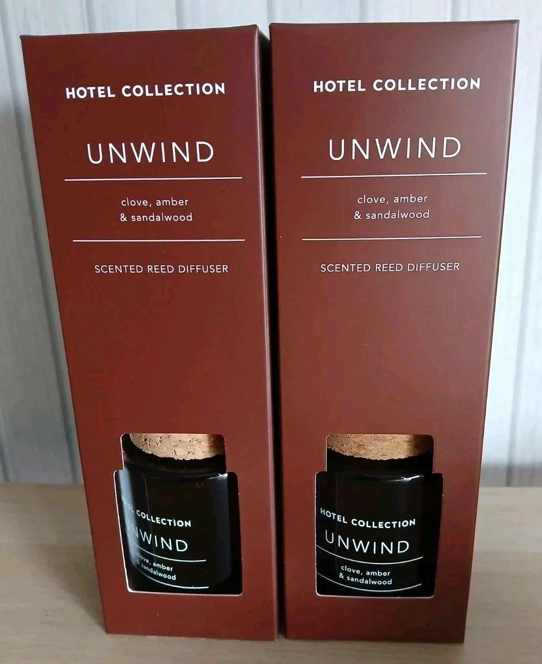 Hotel Collection Apothecary Reed Diffuser, Unwind X2.  New