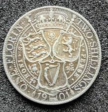 1901 Victoria Old  Head Florin