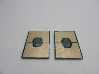Lot of 2-Intel Xeon Silver 4210 (SRFBL) 2.2GHz 10C 20T 13.75MB Cache  Processors