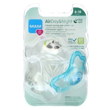 Air Day  Night Pacifier, 6-16 Months, 3 Count