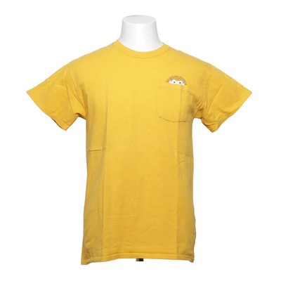Ripple Junction, T-shirt, Größe: M, Gelb, Baumwolle, Einfarbig, Herren #Tyq