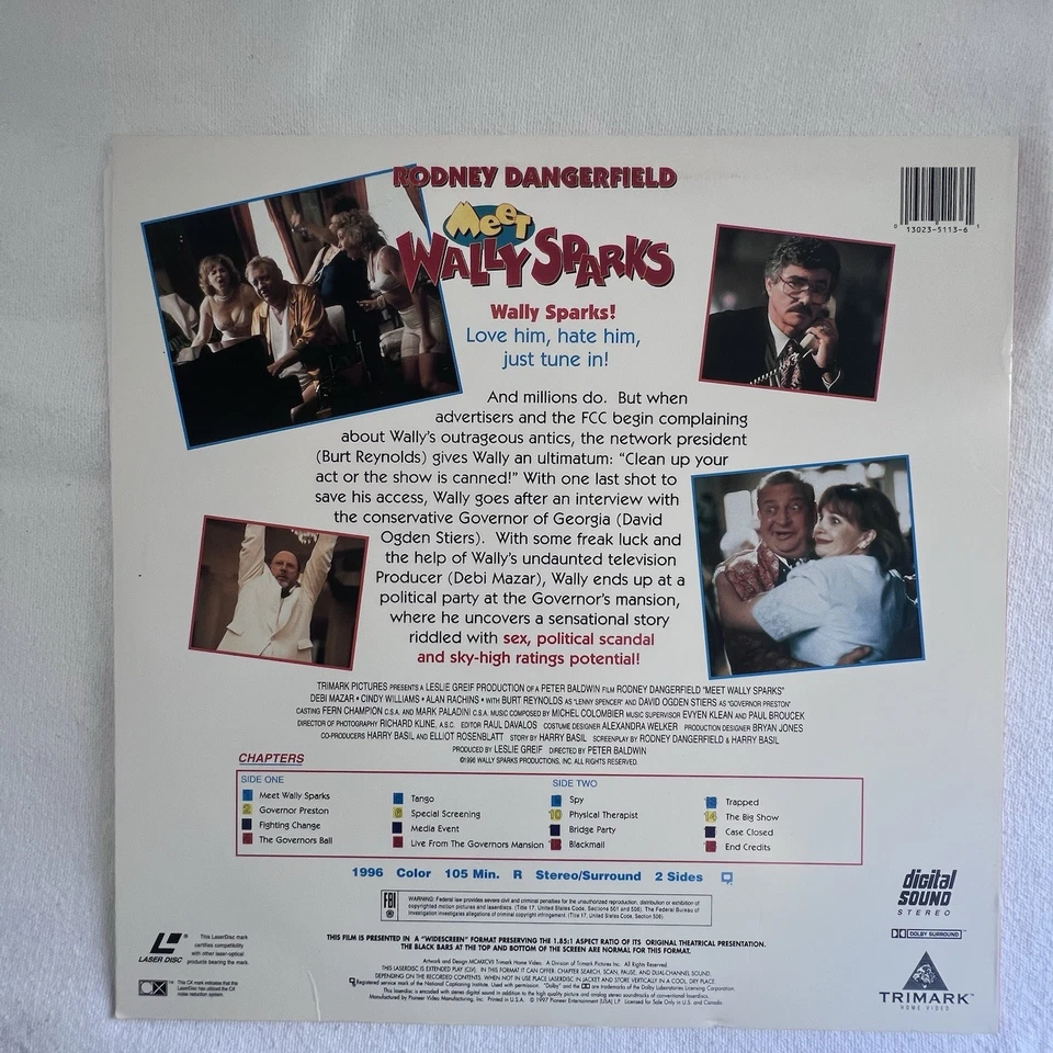 Meet Wally Sparks on Laserdisc starring Rodney Dangerfield 1997 Foto 4 de 4