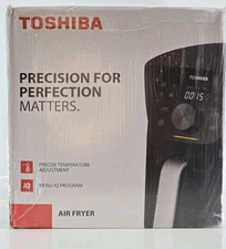 Toshiba 5.5QT Air Fryer Heat-Q Technology, Quick and Easy Meals, 8 Preset Menus