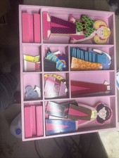 Melissa  Doug Magnetic Dress-Up Wooden Doll Pretend Play Set
