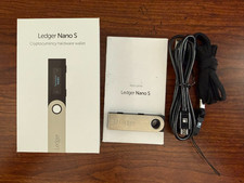 Ledger Nano S USB Cryptocurrency Hardware Wallet