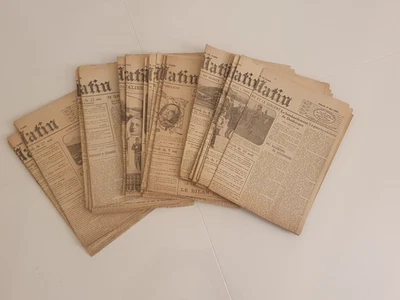 WW1 LOT 31 JOURNAUX " LE MATIN " - 1 Mai au 31 Mai 1915 - METZ - DUNKERQUE - Photo 1/4