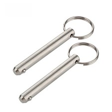 Perno a sfera a molla in acciaio inox 316 con sgancio rapido per uso marino e camper