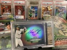 MATT OLSON 2012 BOWMAN STERLING PROSPECT AUTO BLACK REF.  /25 BGS 9.5 AUTO 10