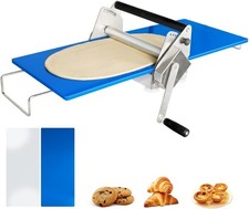 Folding Dough Sheeter Machine Adjustable Thickness for Home  Bakery Use  12"
