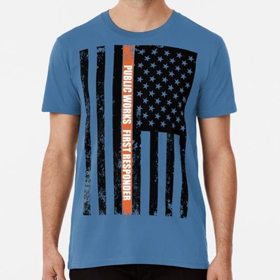 #ad Public Works First Responder Size S to 5XL Made in the USA T Shirt $24.68