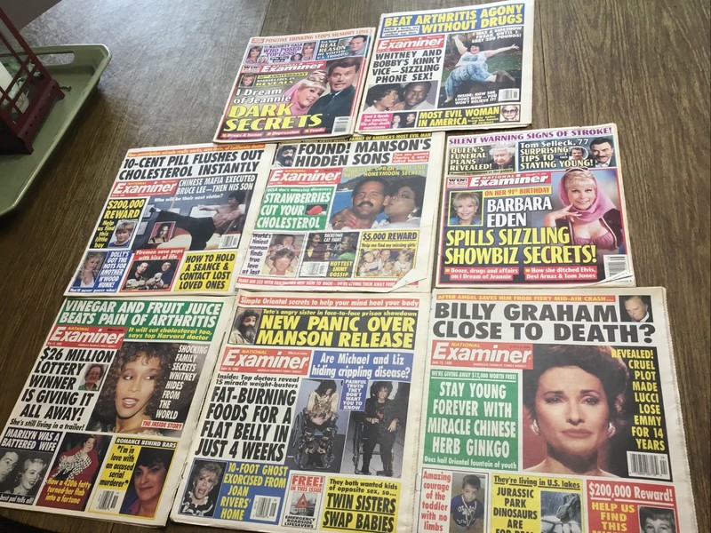 1993 Vintage National Examiner Magazine Collection 