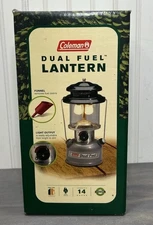 COLEMAN Premium Dual Fuel Lantern Two Mantle 285A Series in Box New In Box