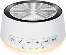 Sound Machine Night Light White Noise Machine with 30 Soothing Sounds 12 Colors