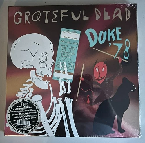 Grateful Dead - Duke '78   Sealed 4-LP Vinyl Box Set w/ Hype Sticker