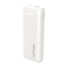 myCharge 10000mAh Power Go Power Bank - White