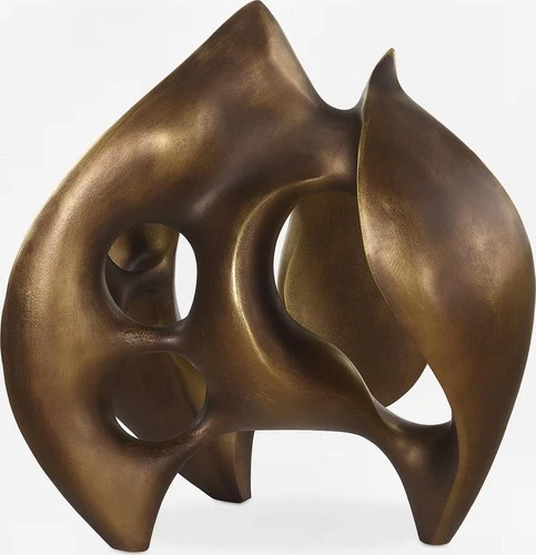 Uttermost 18193 Celestial Flow 13-1/4" Tall Polyresin Abstract - Bronze - Picture 5 of 5