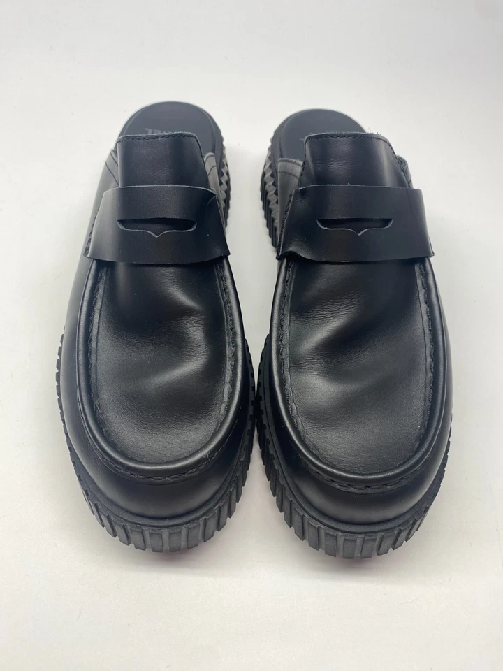 Mocasín sin cordones Sorel para mujer ONA AVE de cuero negro talla 9,5 Foto 4 de 4