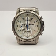 Seiko Chronograph Titanium 100m Gents Wristwatch
