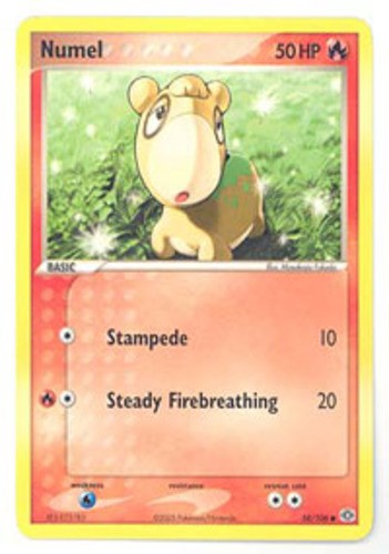 Numel - 58/106 - Common NM, English Pokemon EX Emerald