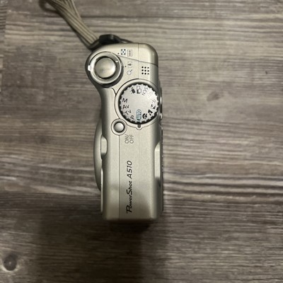 Canon PowerShot A510 Digital Camera 3.2 MP /W 512 Card For parts