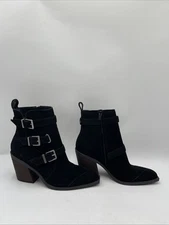 NWOB Crown Vintage Stralla Booties Women's Black Size 8.5M/39.5
