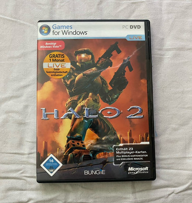 Halo 2 PC DVD PAL USK 16 Shooter 2007 Multiplayer inkl. Handbuch