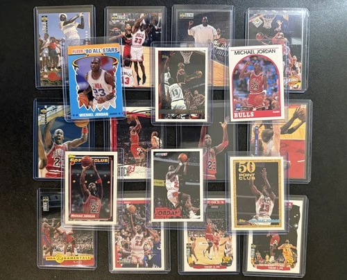 18 Michael Jordan Card Lot GOAT HOF