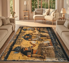 Antient Egyptian Pharaoh Mummy Egypt Pyramids Blanket tapestry Rug Art Bohemian