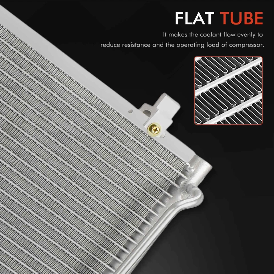 Condensador de aire acondicionado para INFINITI G20 2000 2001 2002 L4 2,0 L 921107J100 con soporte Foto 3 de 4